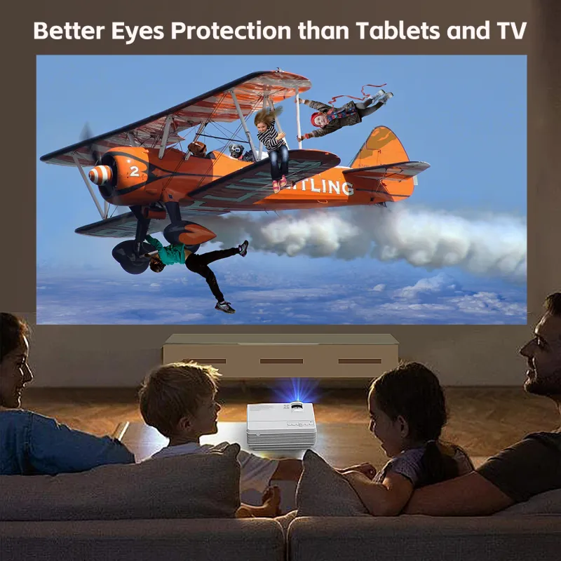 SUNYS 1080P Portable Bluetooth Projector 4