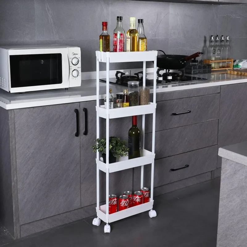 Sooyee 4-Tier Slim Storage Cart 2