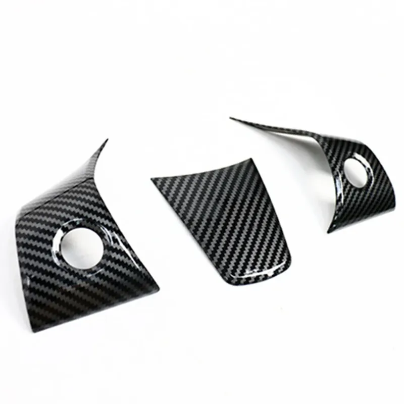 Tesla Model 3/Y Carbon Fiber Steering Wheel Cover 1
