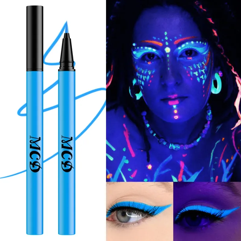 Neon Face & Body Paint Set with UV Light 4