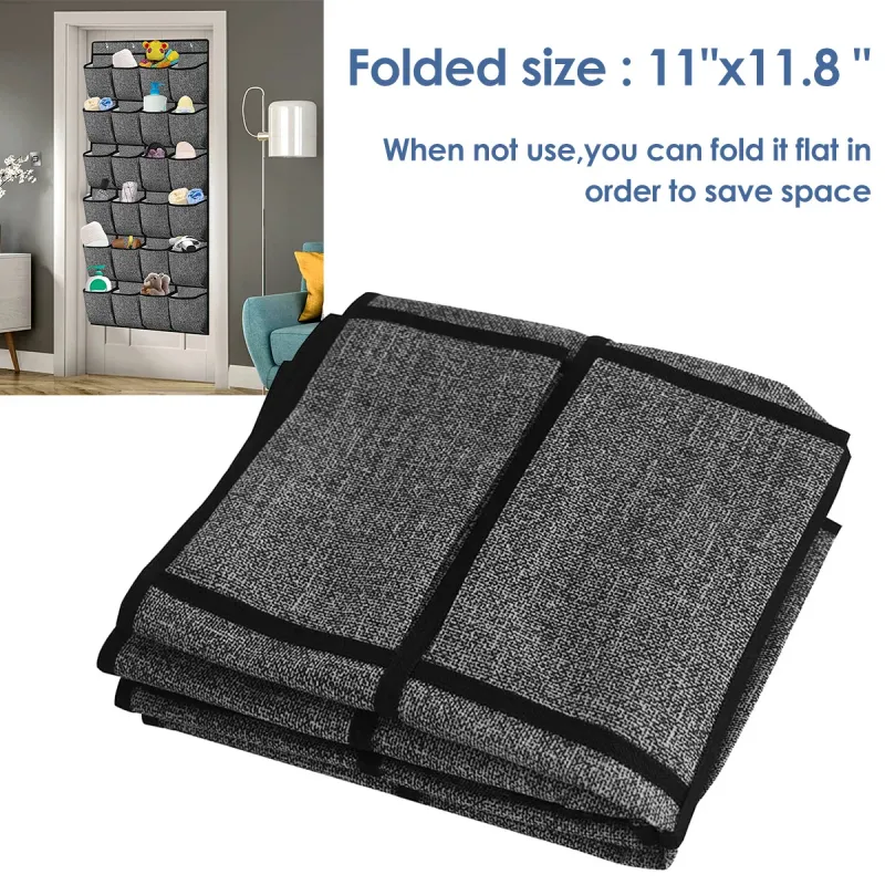 24 Grid Wall-mounted Shoe Organizer 5