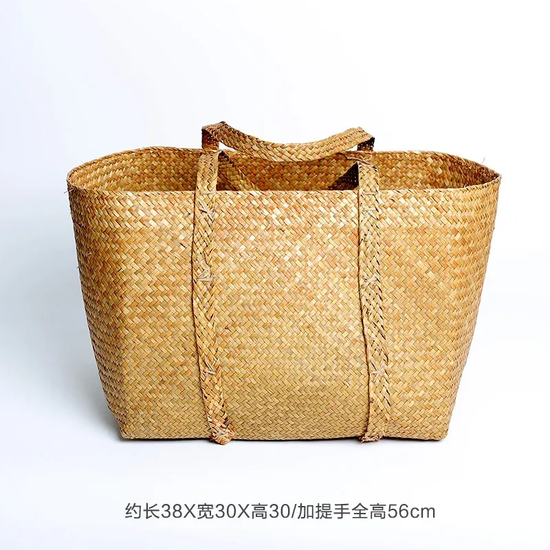 Foldable Rush Storage Basket Organizer 6