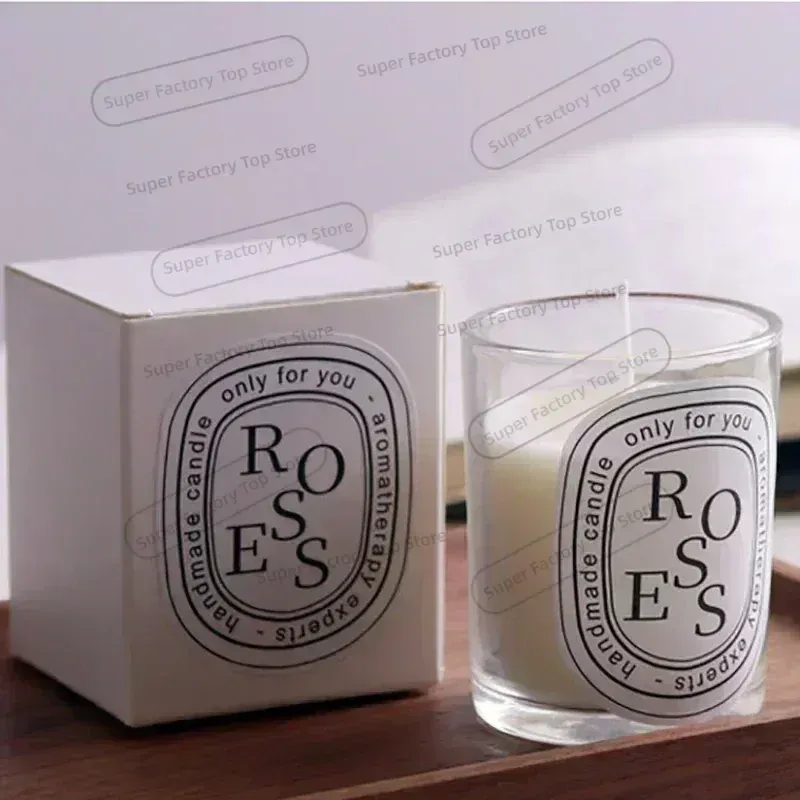 Romantic Transparent Scented Candle Jar 6