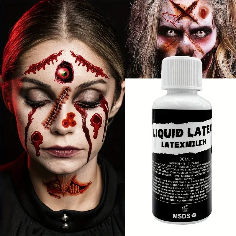 Quick-Dry Liquid Latex SFX Makeup 3