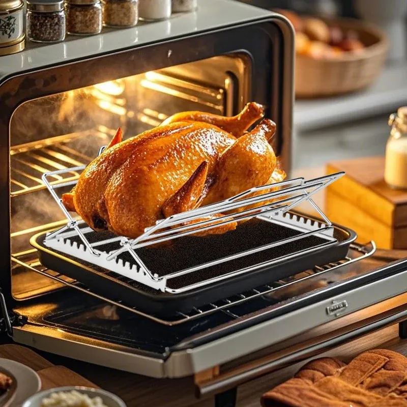 Adjustable Turkey Roasting Rack 3