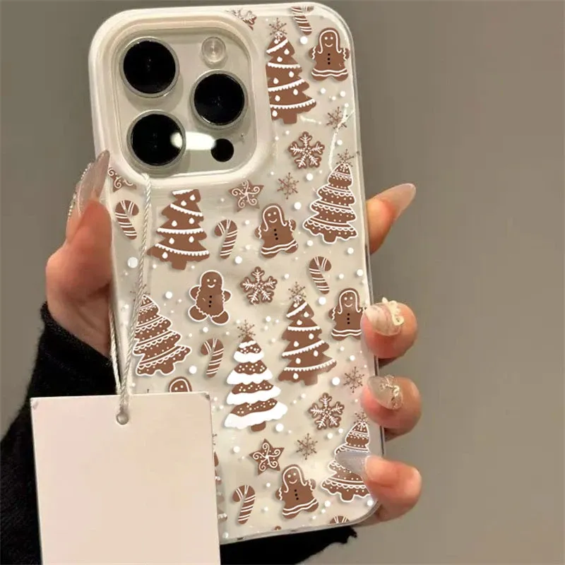 Christmas Snowflake Silicone iPhone Case 2