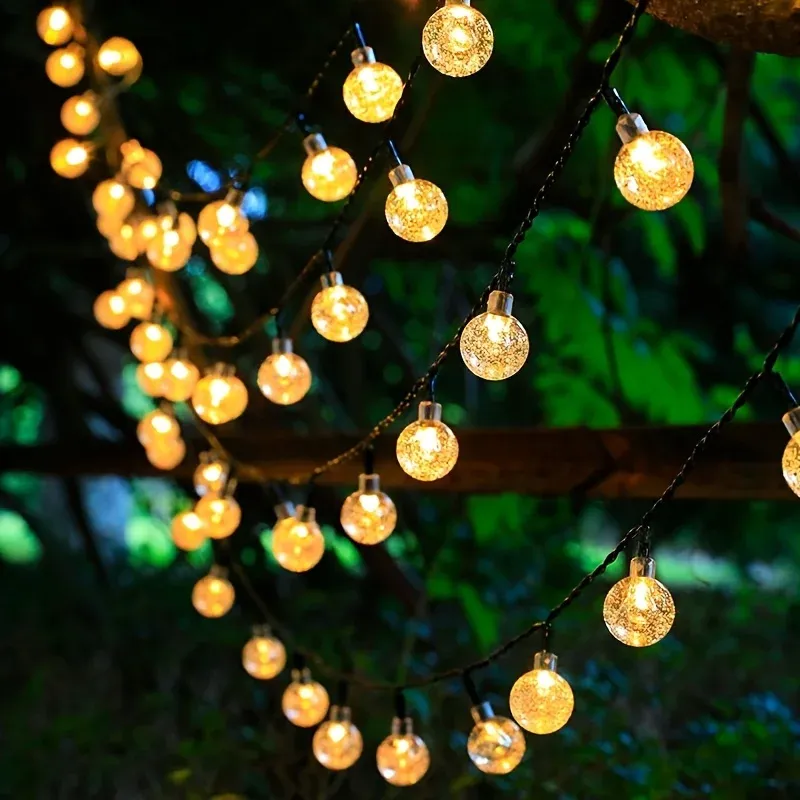 Solar Bubble Ball String Lights 1