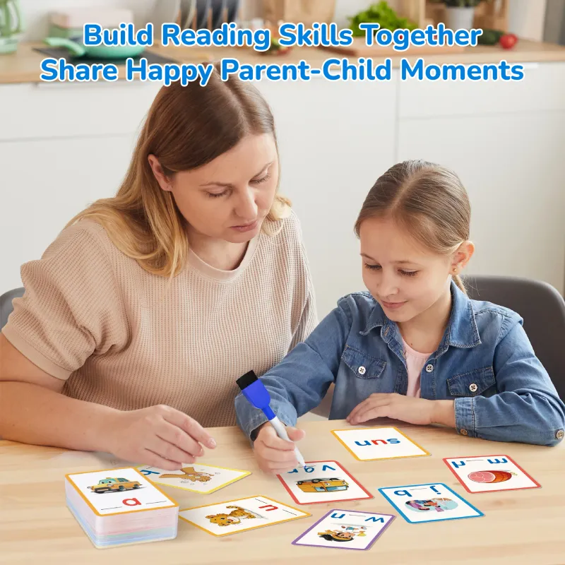 CVC Word Flash Cards Educational Toy 6
