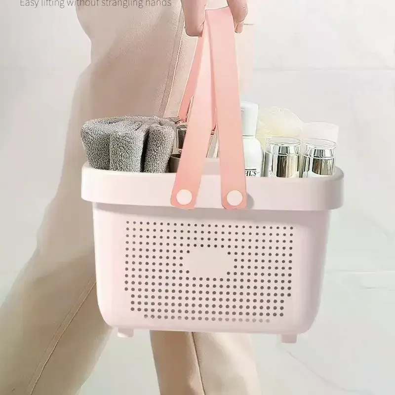 Portable Green Plastic Storage Basket 4