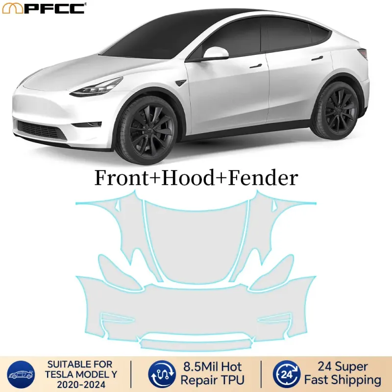 Tesla Model Y PPF Paint Protection Kit 1