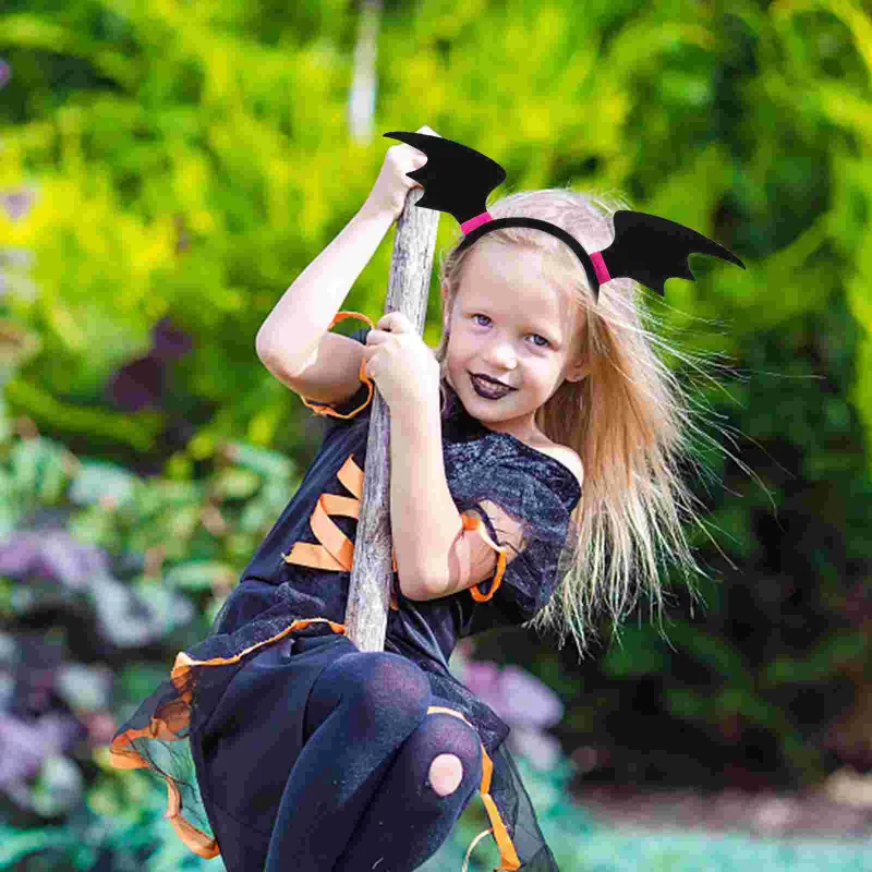 Girls Vampire Bat Wing Headband Costume 2