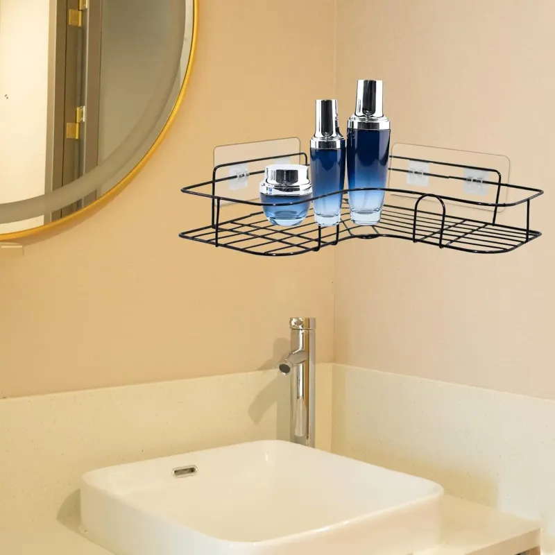 Transparent Adhesive Shower Caddy Pads 5