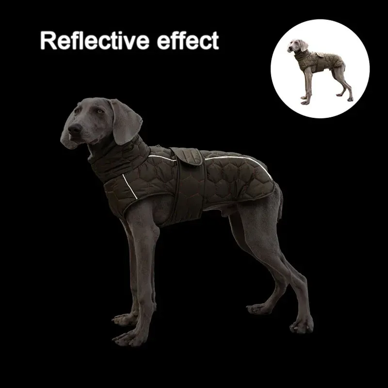 Winter Reflective Snowsuit Dog Coat 3