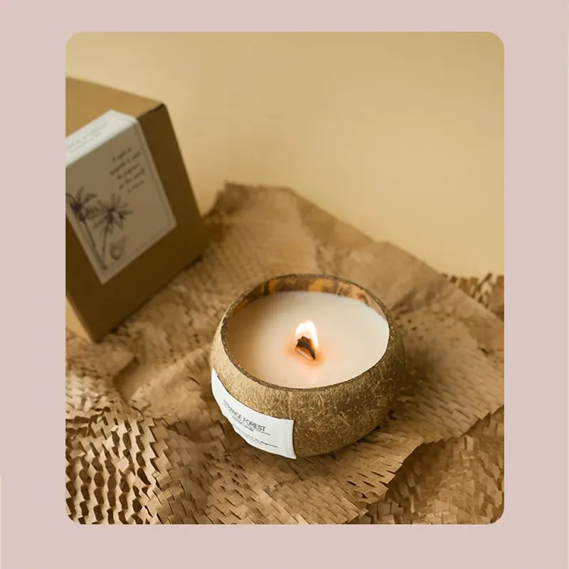 Coconut Shell Aromatherapy Candle 4