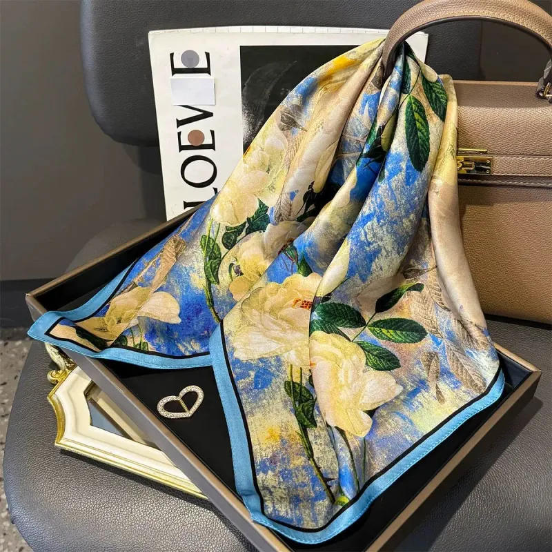 Luxury Silk Scarf for Women 5