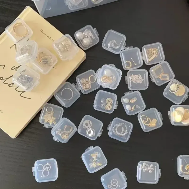 Mini Clear Plastic Jewelry Storage Box 5