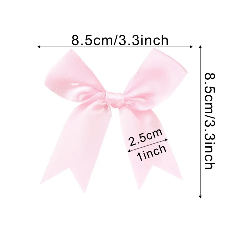 Satin Ribbon Bows - 50PCS Craft Decor 6