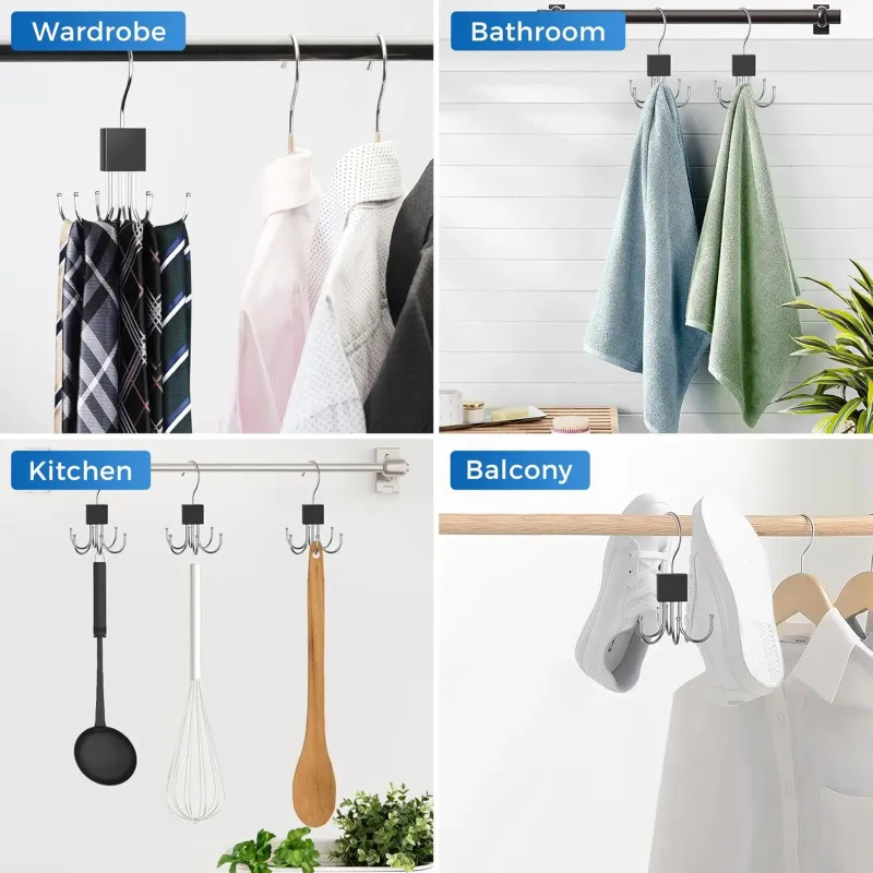 360° Rotatable Belt Hanger Organizer 2