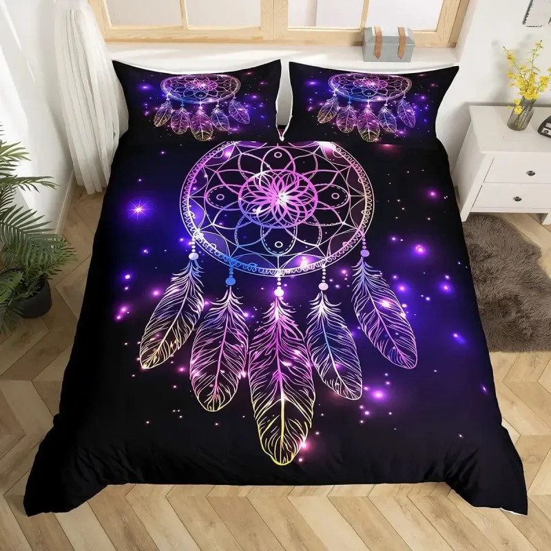 Dream Catcher Boho Mandala Duvet Cover Set 2