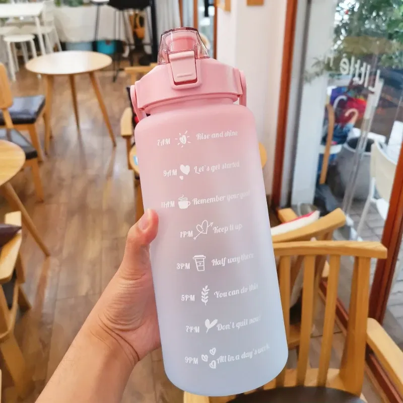 2L Motivational Leakproof Sport Water Bottle 5