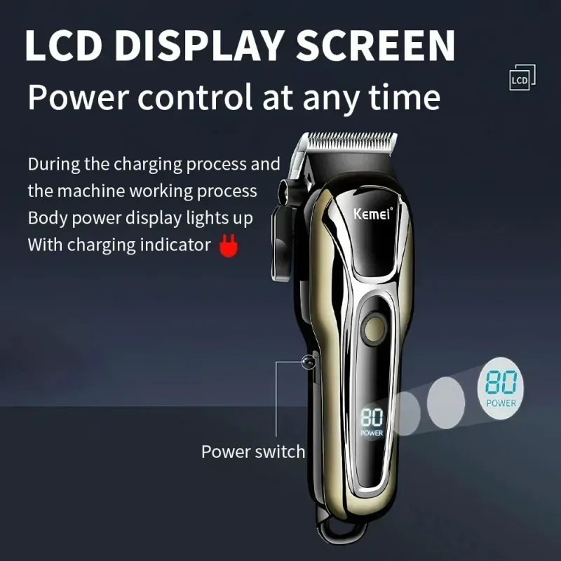 Kemei PG1990A Cordless Hair Clipper 3