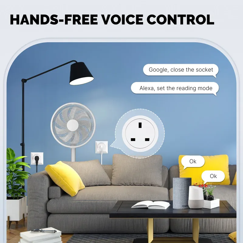 MOES Matter Smart WiFi Plug Socket 5