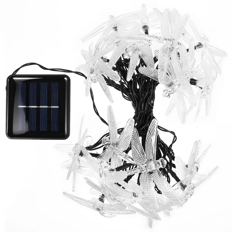 Solar Dragonfly LED String Lights 5M 2