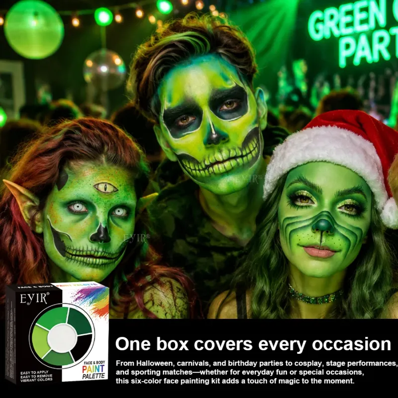 6-Color SFX Face & Body Paint Palette 6