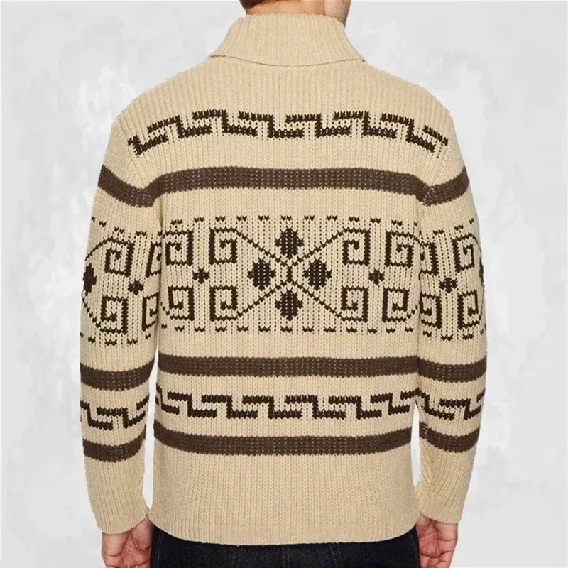 Vintage Jacquard Knit Cardigan 3