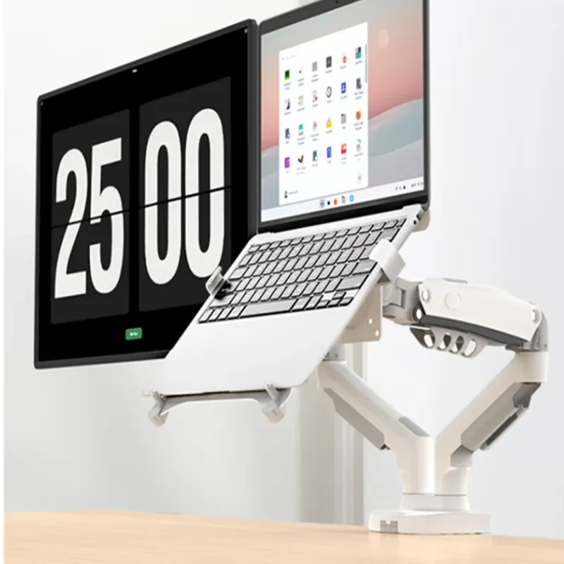 Dual Monitor & Laptop Gas Spring Mount 4