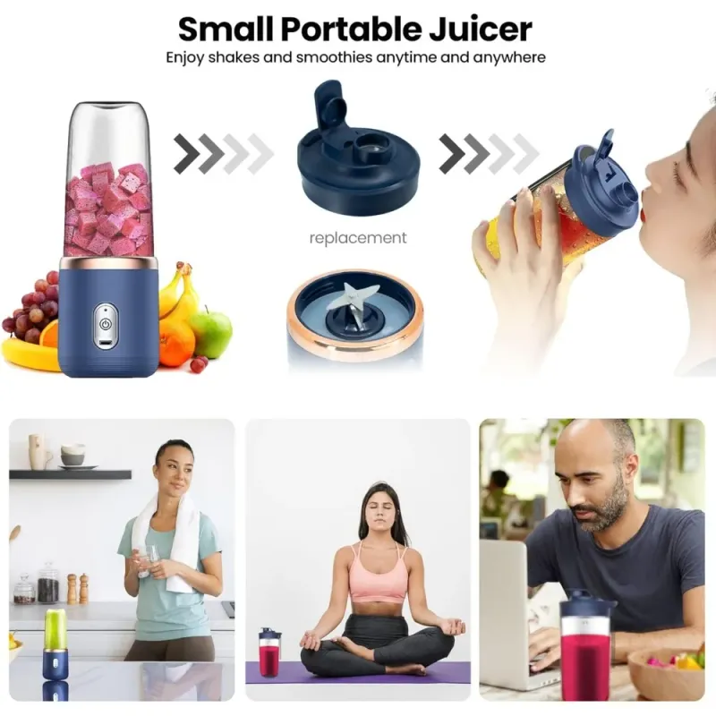 Portable USB Blender with Travel Cups 2