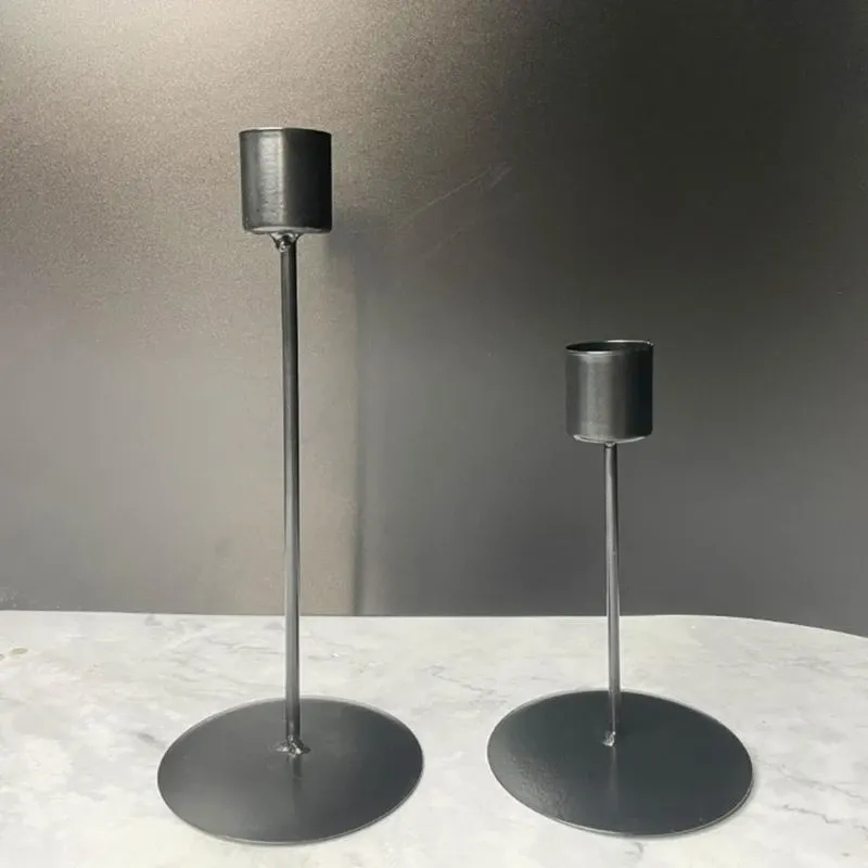 Iron Candlestick Holder 2
