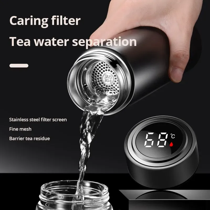 Smart LED Temperature Display Thermos Cup 2