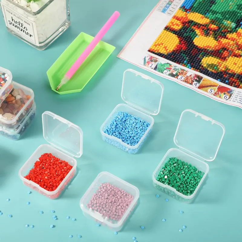 24 Pack Clear Bead Storage Containers 4