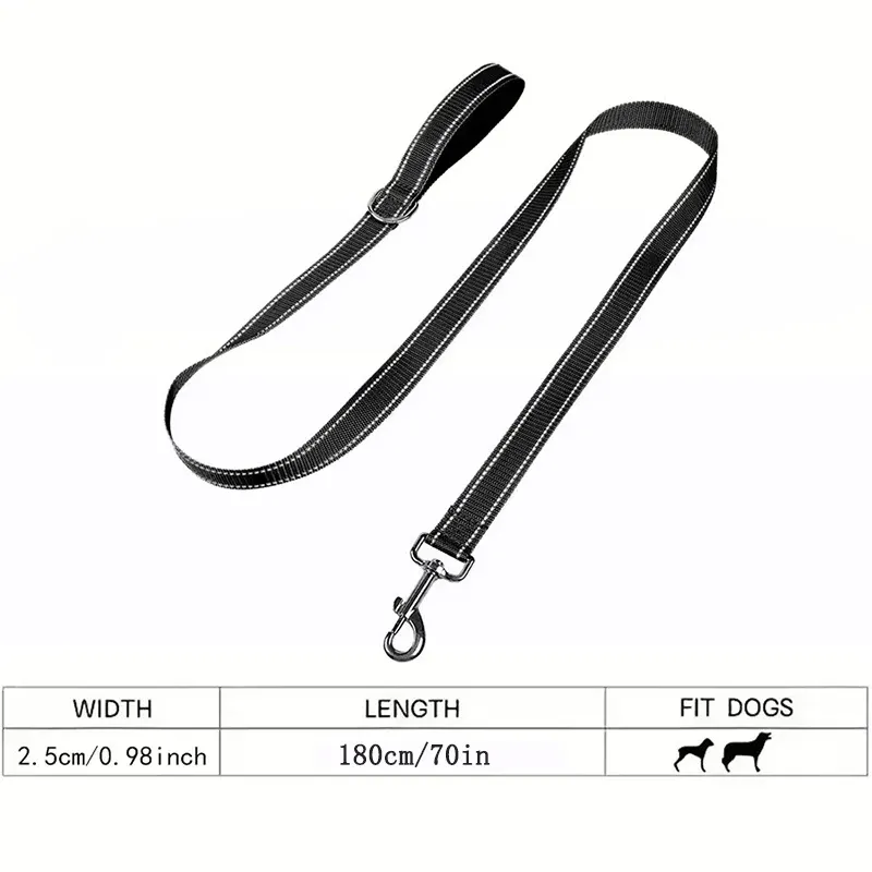 Reflective Pet Walking Leash 180cm 2