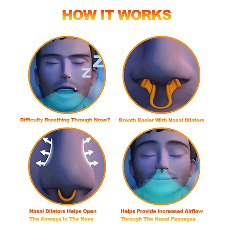 Anti Snoring Nose Clip Set (1-4 Pcs) 6