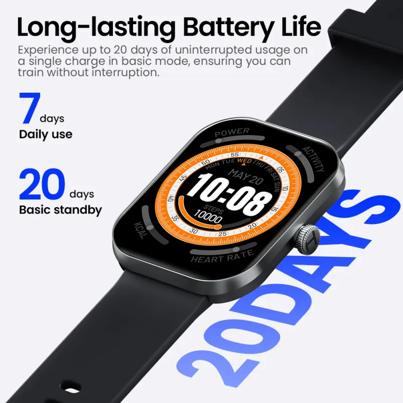 HAYLOU S6 Smartwatch - 2.01" HD Display 6