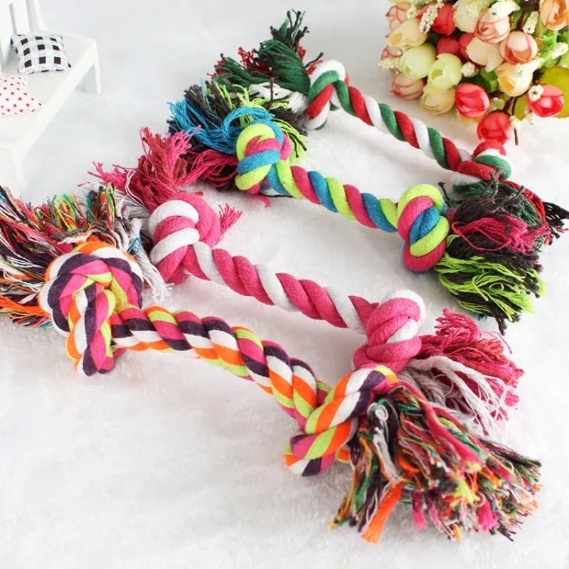 Cotton Rope Knot Dog Chew Toy 2
