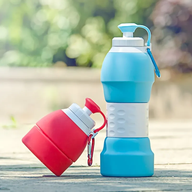 Collapsible Silicone Sports Bottle 4