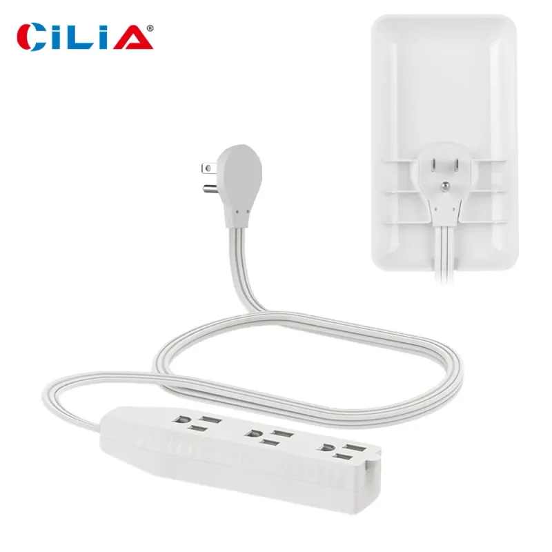 3FT 3-Outlet Extension Cord Power Strip 4