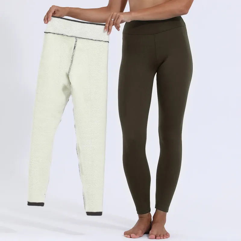 Winter Velvet High Waist Leggings 4