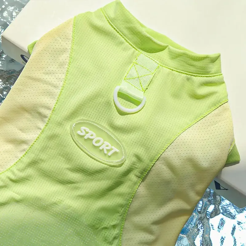Ice Silk Cooling Dog Tee 5