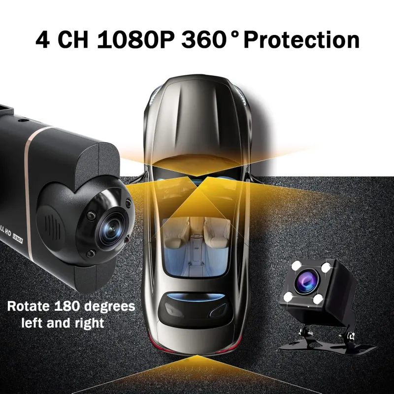 4 Channel WiFi Dash Cam DVR 6