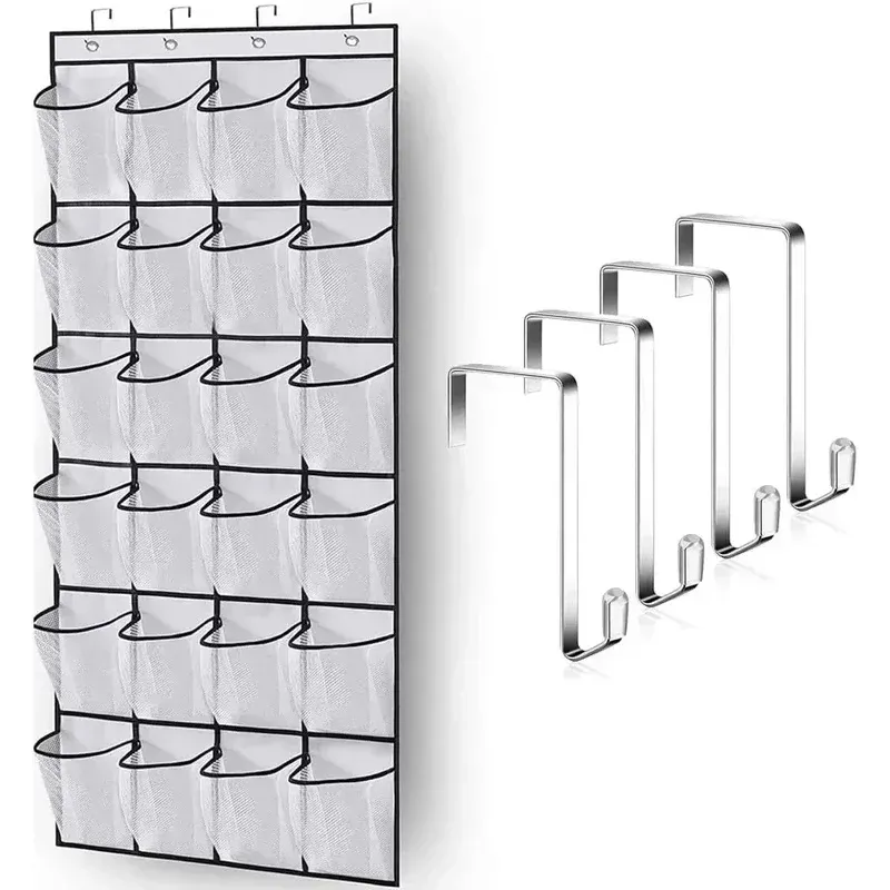 24 Grid Wall-mounted Shoe Organizer 4