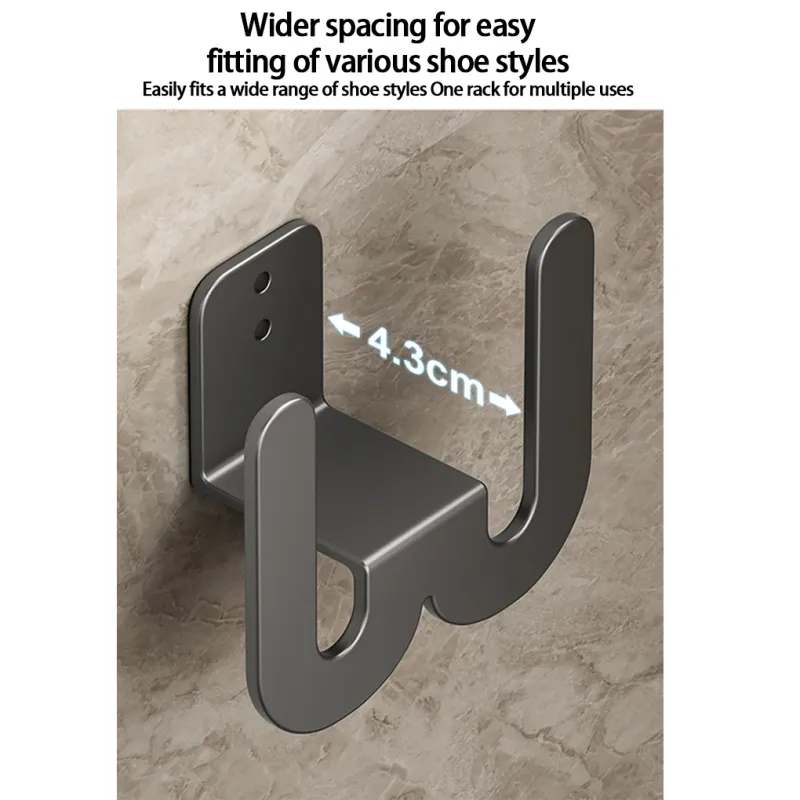 Wall Mounted Slipper Holder Shoe Rack 5
