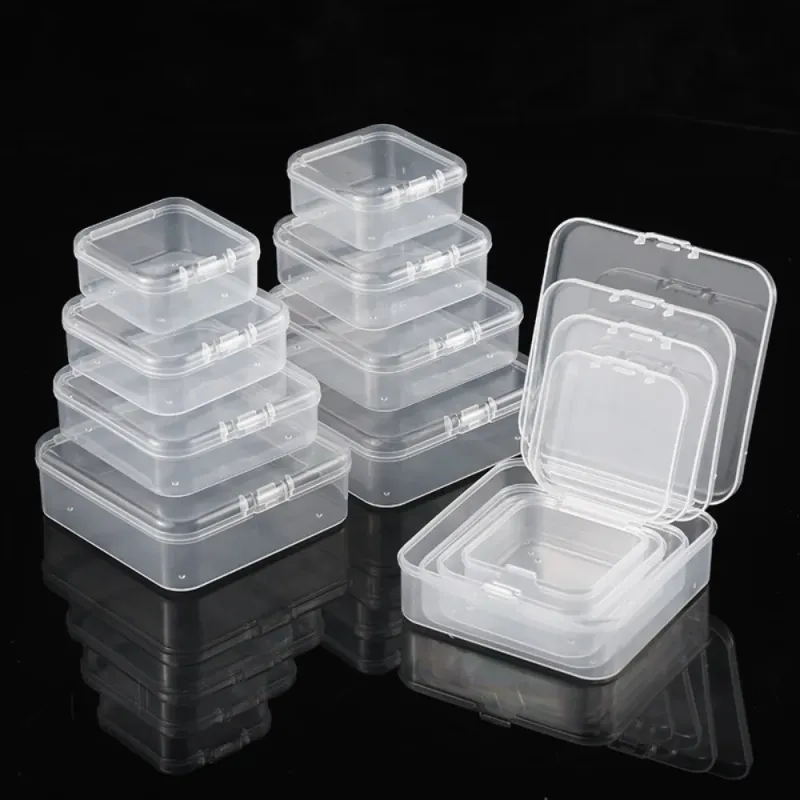 Clear Square Jewelry Storage Box 1