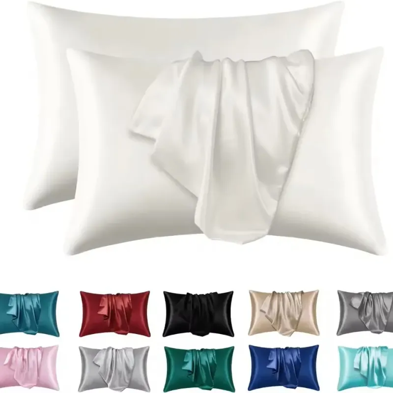 Satin Pillowcase 2 Pack Queen Size 4