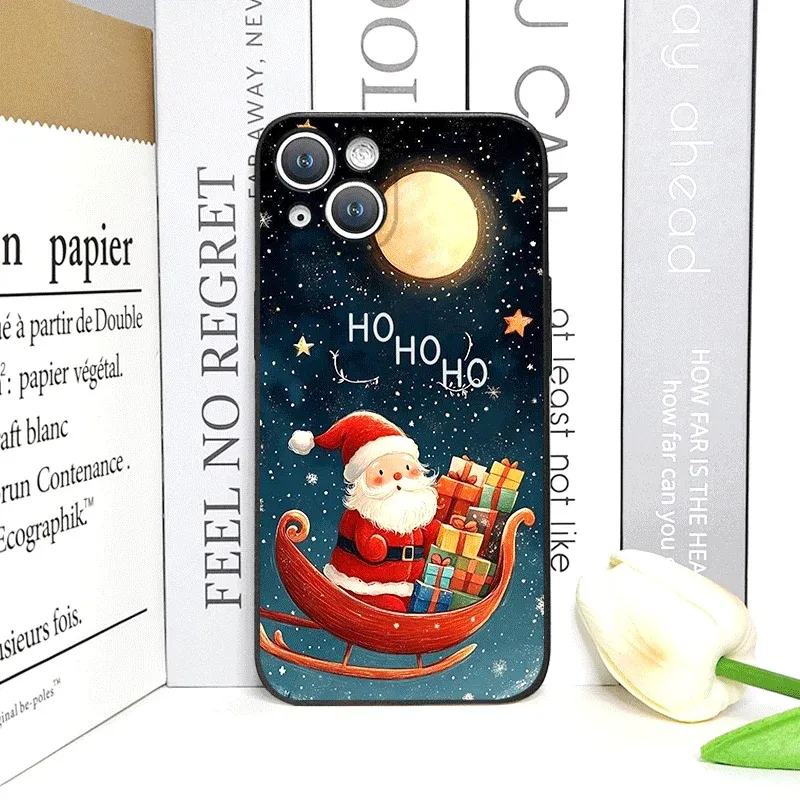 Christmas Santa Tree iPhone Case 6