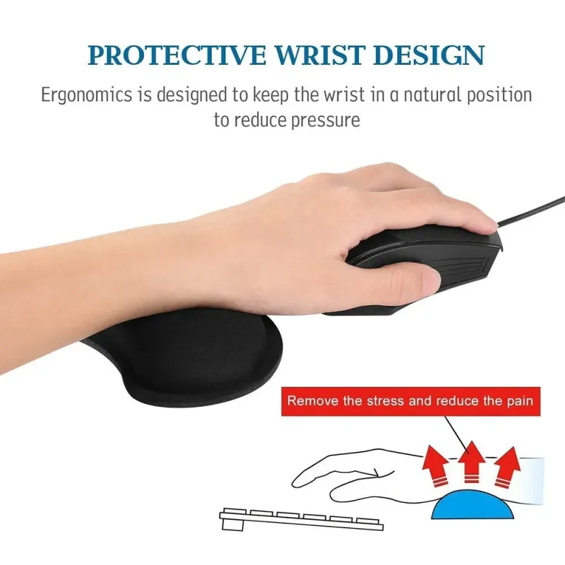 Memory Foam Mouse Pad with Wrist Rest 4