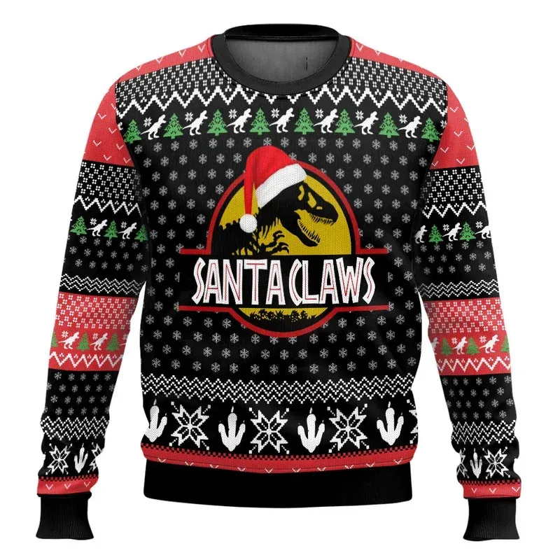 Jurassic Park Dinosaur Christmas Sweater Hoodie 2